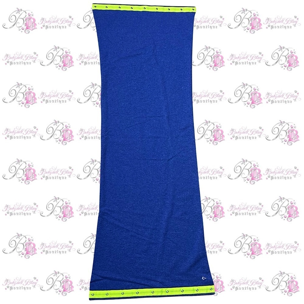Ivivva scarf snap button versatile blanket scarf large circle style blue neon
